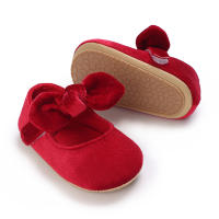 Zapatos De Princesa Para Bebé Niña En Lace Blanca Mocasines Con Lazo Y Borde Antideslizante De Goma Primera Calzado Para Caminar - details 136