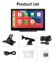 Grabadora De Vidrio Del Coche 10.1 Pulgadas 4K Con Carplay Y Android Auto Dual Lente Navegación GPS Grabación De Video Y FM - details 22