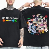 Camiseta De Moda 2024 Para Hombre Con Estampado De Tour Ed Sheeran Harajuku Cuello Redondo Manga Corta Popular Para Fans De La Música Regalo - details 0