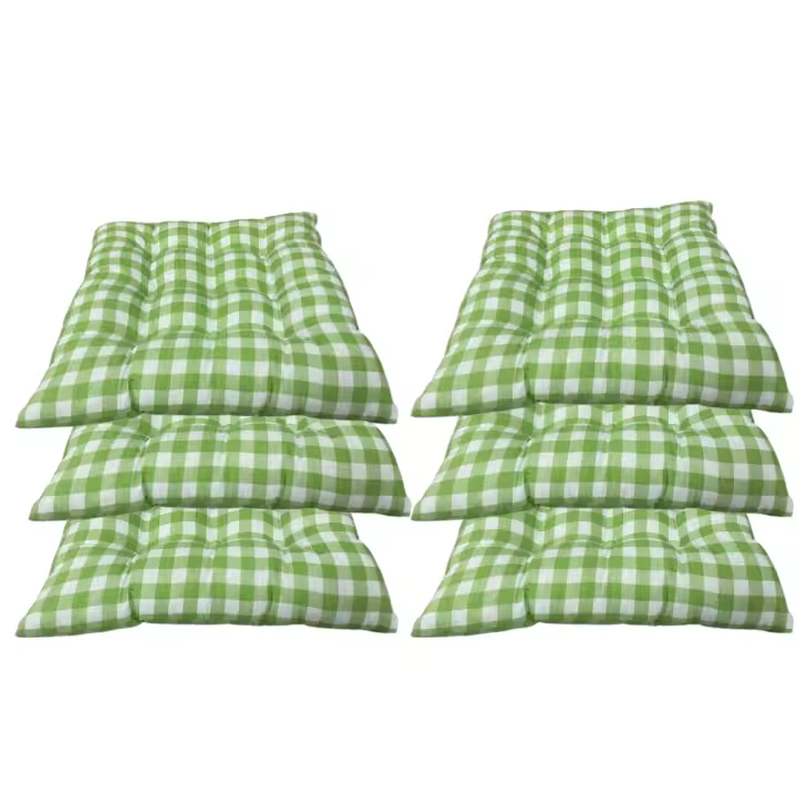 REINO MANSIDI Pack 2 Cojines Acolchados Cuadros 40x40x5cm Decoración Cocina Salones Comedor Terrazas - 1