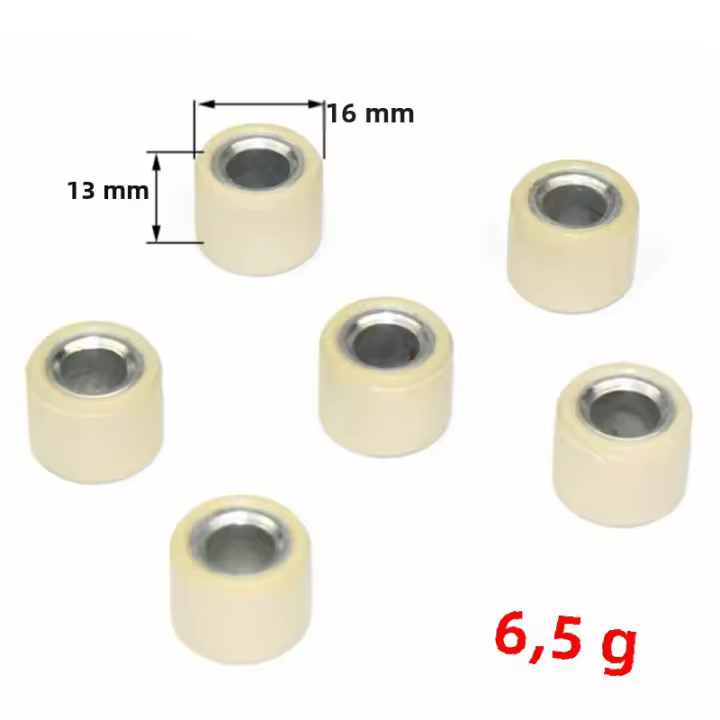 6Pcs Variador De Rueda Para Motocicleta GY6 50 80cc Piezas De Motor Modificadas Rollos De Nylon Partes De Motor - 1