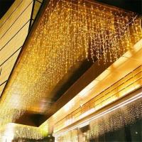 Luces De Navidad LED En Forma De Copo De Nieve Y Gota De Agua Para Jardín Y Exterior Con Enchufe EU Decoración De Fiesta En Casa Guirnalda De Luces De Ceniza - details 12