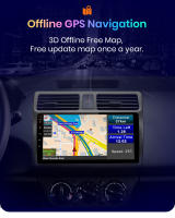 AWESAFE inalámbrico CarPlay Android Auto Radio para Suzuki Swift 2003 2004 2005 2006 2007 2008 2009 2010  coche reproductor multimedia GPS 2 din autoradio volante controles RDS Bluetooth - details 10