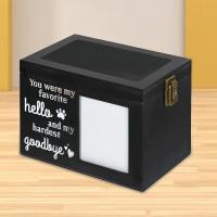 Urna Para Restos De Mascotas Con Marco De Foto Material Madera Duradero Recuerdo De Perro Gato Conejo Regalo De Recordación - details 2