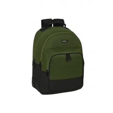 Safta Mochila Doble Adaptable con Carro Dark Forest Pergamino - Durabilidad Reforzada - 1