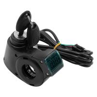 Cerradura De Encendido Con Pantalla Digital Para Patinete Eléctrico ZERO 8X 10X 11X Botón De Poder Y Acelerador Con Voltímetro - details 10