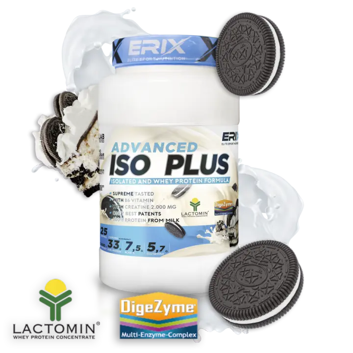 ERIX NUTRICION | ISO PLUS PROTEINA 1 Kg | Ayuda a la Recuperación Muscular | Proteína de Suero de Alta Pureza | Para el Desarrollo Muscular | Proteinas con Aminoácidos - 1