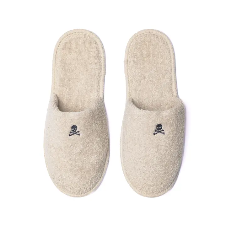 Scalpers Home Zapatillas lisas con bordado 100% ALGODON - 1