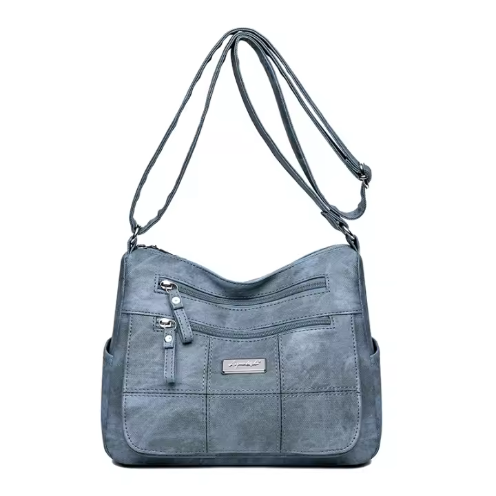 Bolso De Hombro Para Mujer En Cuero PU Suave De Lujo Con Múltiples Bolsillos Bolso Bandolera De Diseñador Bolsa Mensajera De Alta Calidad - 1