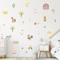 Pegatinas De Pared Para Niños Con Diseño De Pollo Oveja Y Árbol De Granja Pegatinas Ecológicas Resistentes Al Agua Para Decoración De Habitaciones Y Jardines - details 2