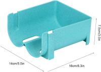 G PP Material apilable cerveza puede titular cerveza puede almacenamiento refrigerador estante puede organizador, puede titular, para la cocina (azul) - details 3