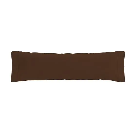 Donegal Collections - Funda de Almohada Lisa Económica en Marrón - 1