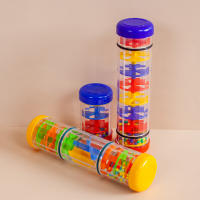 Juguete Educativo Montessori Para Bebés Llovizna Arcoíris Vaso De Arena Música Rattle Juguete Sensorial Para Niños - details 8