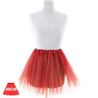 Festëën® Falda elástica rojo - Tutú  Talla adulto (40cm) e infantil (30cm)  Complemento fiesta, carnaval, halloween - Festëën® - details 0