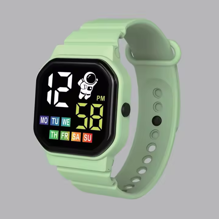 Reloj Electrónico Para Niños Y Niñas Deportivo Al Aire Libre Pantalla LED Multifuncional Reloj Digital Con Alarma Reloj Hombre - 1