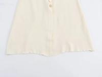 Vestido Elegante Para Mujer TRAFZA De Punto Sólido Con Cuello Redondo Sin Mangas Slim Midi Con Bolsillos Para Oficina Estilo Lady - details 19