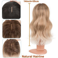 Benehair Extension De Cabello Sintético 18'' Con Franja Ondulado Corporal Para Mujeres Piezas De Cabello Adicional Volumen Longitud Base 6x6 Pulgadas - details 4