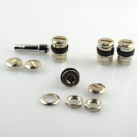 7 Pcs/Set Tapones De Válvula De Neumático Para Ruedas De Coche Universal Oculto Montaje En Fondo Capas De Metal Cobre - details 0