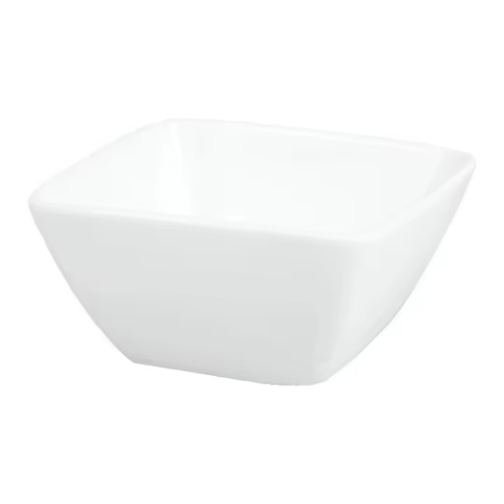 Shoppe house - Juego de 6 bols cuadrados 200 ml. Color: Blanco - 1