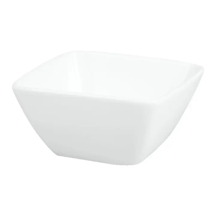 Shoppe house - Juego de 6 bols cuadrados 200 ml. Color: Blanco - 1