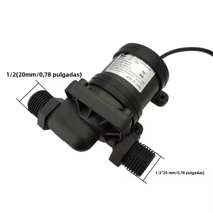 Bomba De Agua Brushless DC12V/24V 900L/H Para Calentador De Agua Y Showers Bomba De Refrescante De Aire Y Circulación De Agua - 1