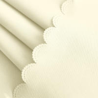 Mantel Redondo De Seda Blanca Resistente Al Agua Para Boda Cubierta De Overlay Brillante Y Suave Para Banquete Decoración De Mesa - details 27