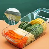 Cortador De Verduras Multifuncional En Acero Inoxidable Herramienta De Cocina Para Patatas Y Pepinos Ecológica Y Resistente - details 8