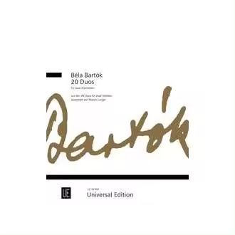 BARTOK B. -  DUOS CLARINETE (20) - 1
