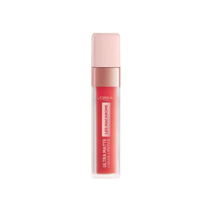 L'Oreal Paris Les Macarons Matte Liquid Lipstick 824 Guava Gush 31G - 1