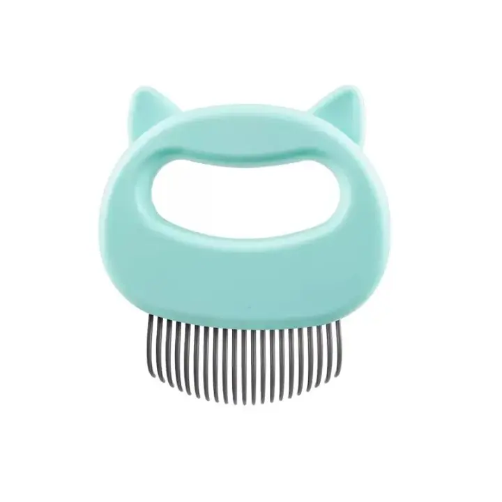 Cepillo De Aseo Para Gatos En Forma De Caracol Eliminador De Pelos Adecuado Para Cabello Largo Y Corto Herramienta De Desenredado Para Mascotas - 1