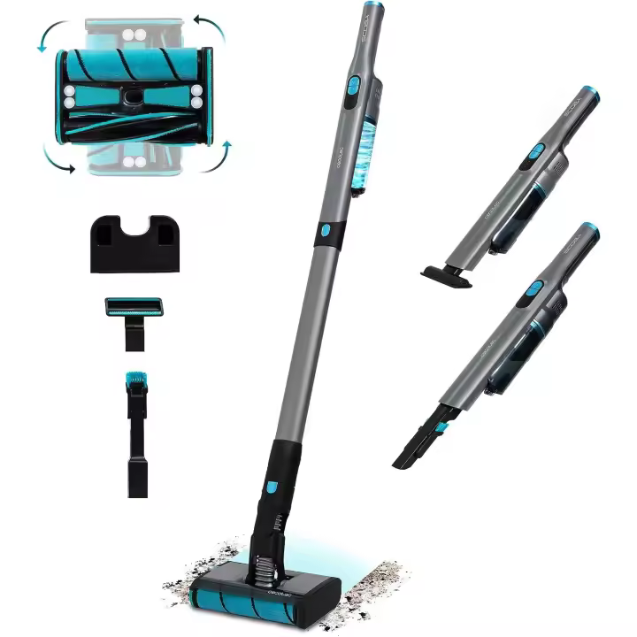 Cecotec Aspirador Vertical Sin Cable Ultraligero Scoba 2100 Twice 210W 20 Kpa - 1