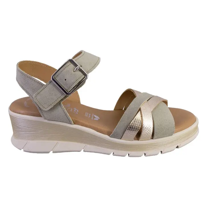 VALERIA'S 1983 Sandalias de mujer verde PIEL 525 - 1