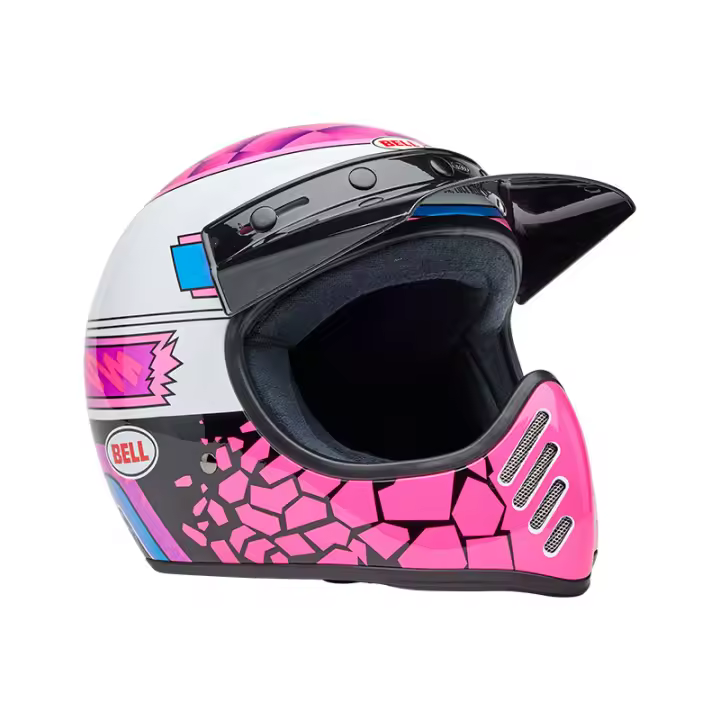 casco bell moto-3 Deathspray pink/purple limited edition TALLA M - 1