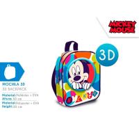 Mochila Escolar Infantil 3D para Niñas y Niños, Ergonómica y Ligera con Diseño de Dibujos Animados, 12 x 10 x 4 pulgadas - details 1