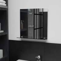 vidaXL Espejo de Pared con Estante de Vidrio Templado de Maquillaje Dimensiones 20 x 40 cm,  30 x 50 cm,  40 x 40 cm y mas - details 2
