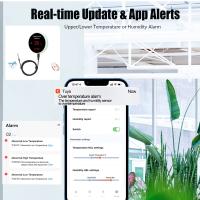 Sensor De Temperatura WiFi Tuya Con Probar 1M/3M Pantalla LCD Digital Para Nevera Piscina Termostato Remoto Alarma Smart Life - details 13