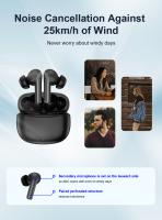 T10 ANC Auriculares Inalámbricos Bluetooth 5.3 TWS Con Cancelación De Ruido ENC Llamadas HD Bajo Latencia Transparencia Personalizada APP - details 6