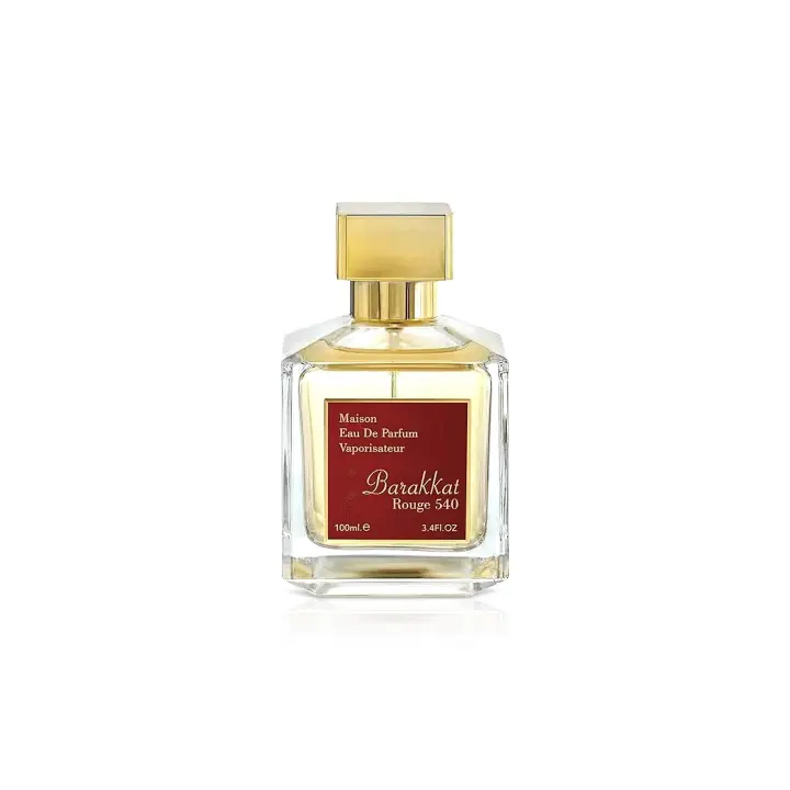 Barakkat Rouge 540 de Fragrance World - Perfume Unisex de Lujo, Ámbar y Jazmín, 100ml - 1