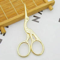 Tijeras De Coser Pequeñas Y Vintage Con Bocata Retro Para Bordado Y DIY Material Acero Inoxidable Herramienta De Corte De Hilo - details 6