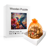 Puzzle De Madera 3D Único Y Precioso Para Águila Animal Juguete Educativo Montessori Para Adultos Y Niños - details 3