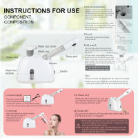 Humidificador De Vapor Facial Con Ozono Limpieza Profunda Para El Rostro Máquina De Vapor Para Spa En Casa Y Salón Cuidado De La Piel Blanqueador - details 0
