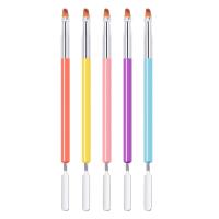 LULAA Pincel De Uñas Doble Final Para Arte De Uñas Y Extensión De Gel Adecuado Para Salón De Uñas Y DIY De Arte De Uñas - details 1