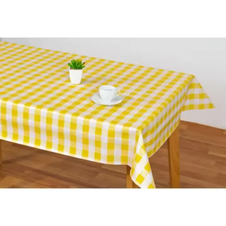 Mantel Hulehule Tex - Anti manchas Resistente a Agua PVC Pic-Nic Amarillo - 1