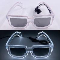 Gafas LED Iluminadas 1PC Gafas De Noche Para Fiesta Suministros De Brillo Para Niños Y Adultos Favoritos De Fiesta - details 24
