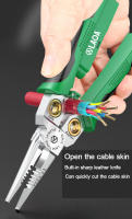 Alicates Multifuncionales LAOA 8-en-1 Acero Inoxidable Desencapadores De Cables Nariz De Agujas Tijeras Para Enrollar Cables - details 6