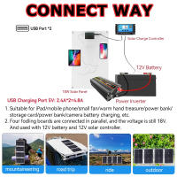 Kit De Paneles Solares Para Camping Y RV 2*200W 5V Con Controlador 30A Y Inversor 6000W 220V/110V Sistema Completo De Energía - details 10