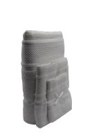Juego de Toallas de Lujo con Puntilla de Crochet Blanca - 100% Algodón Portugués, 500 g/m² - Set de 3 Toallas Absorbentes y Elegantes para Decorar tu Baño - Marca: Mommata - details 3