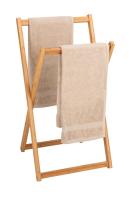 Toallero plegable Bambusa, ahorra espacio, ideal para guardar toallas y ropa, 44,5 x 82 x 40 cm - details 0