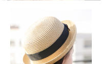 Sombrero De Paja Para Mujer Protección Solar Verano Estilo Casual Con Borde Volcado Adecuado Para Estudiantes Y Viajes - details 4