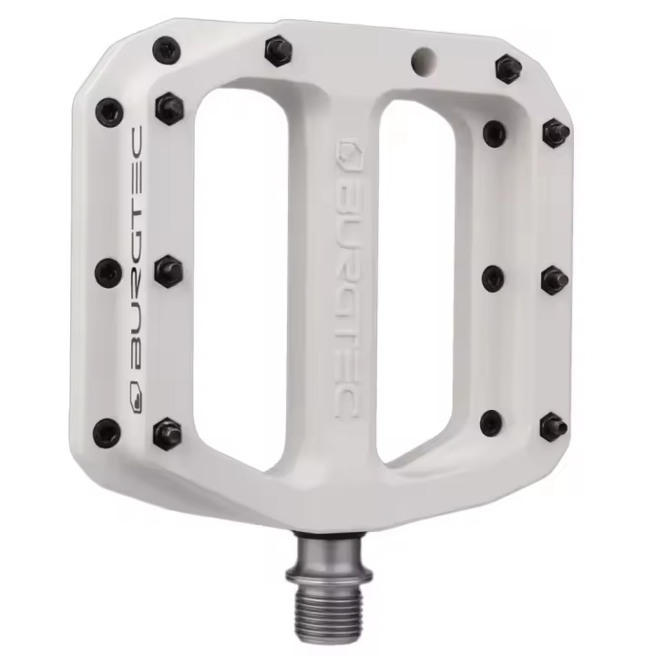 Componentes Pedales Burgtec Pedales Mk4 Composite Blanco - 1